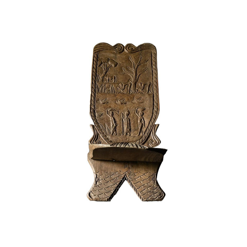 Carved African Chair