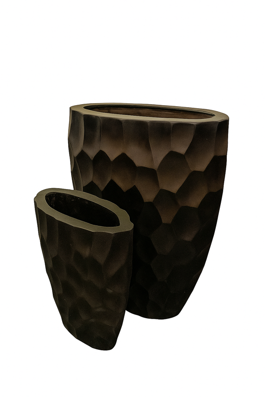 Alluminium Color Polish Pot Set Of 2