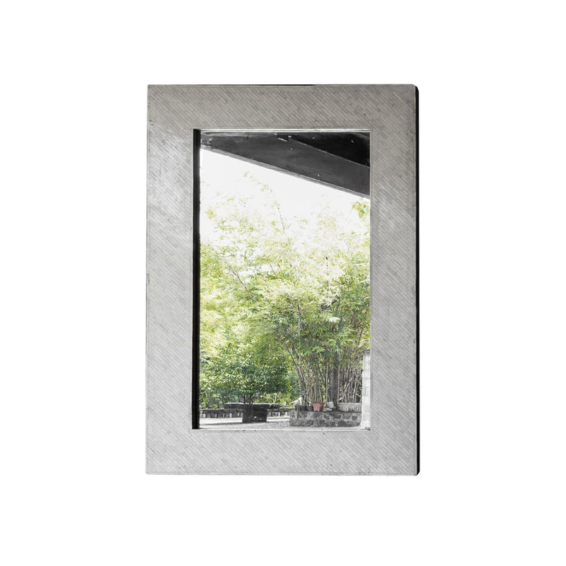 Bone Overlay Mirror Frame