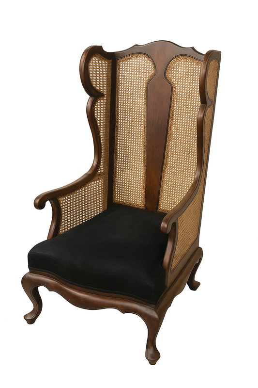 Wooden Canning High Back Chair